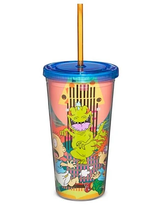 Running Rugrats Cup with Straw - 20 oz.