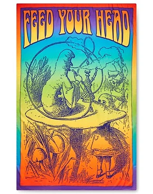 Feed Your Head Alice in Wonderland Tapestry