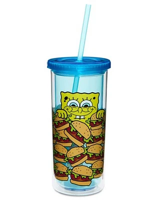 SpongeBob Squarepants Krabby Patties Cup with Straw - 20 oz.