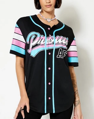 Proud AF Transgender Pride Baseball Jersey