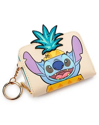 Tropical Stitch Mini Zip Wallet - Lilo & Stitch