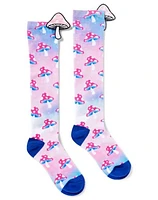 Tie Dye Mushroom Knee High Socks