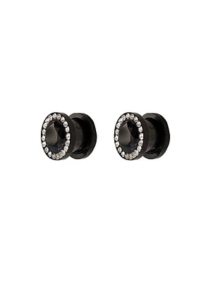 Black Screw Fit Tunnel Plugs