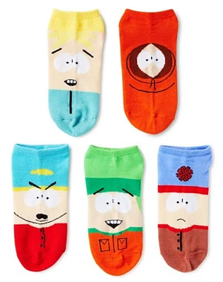 South Park Character No Show Socks - 5 Pack