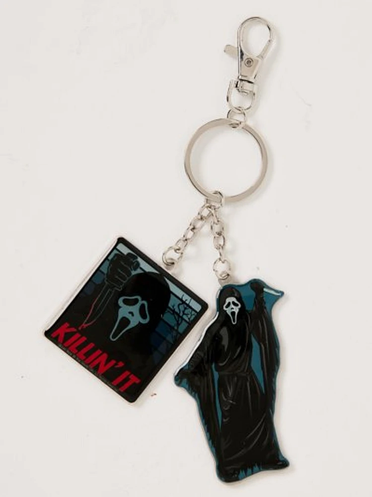 Ghost Face Charm Keychain