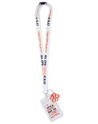 Good Day To Mind Ya Business Lanyard