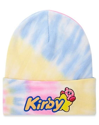 Kirby Tie Dye Cuff Beanie Hat