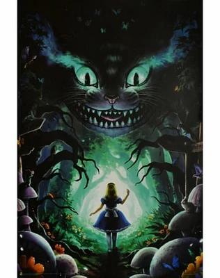 Alice in Wonderland Black Light Poster