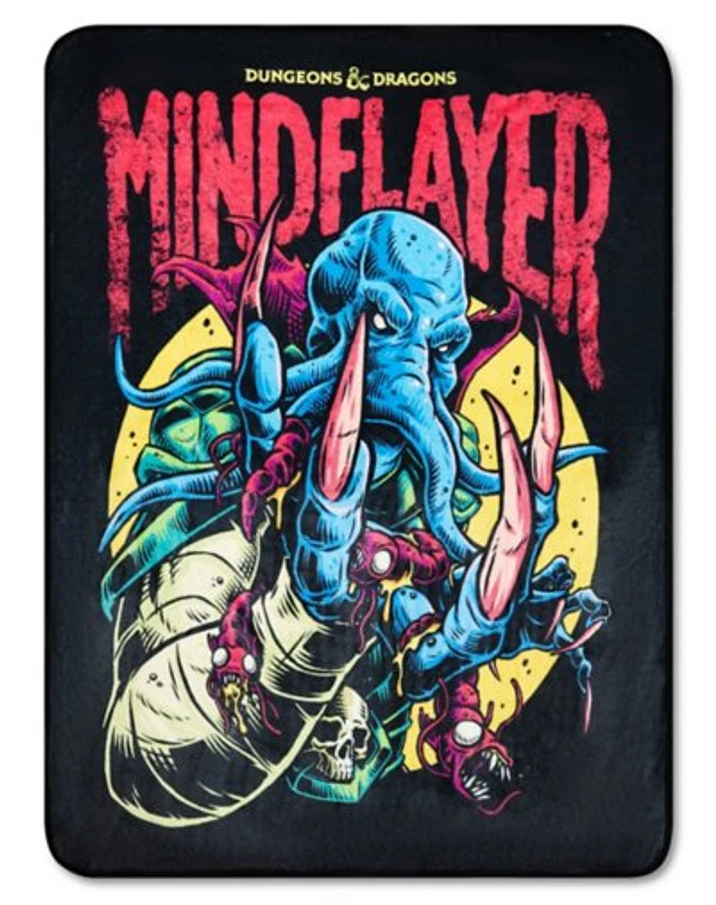 Mind Flayer Fleece Blanket - Dungeons & Dragons