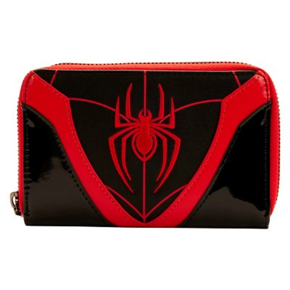 Loungefly Miles Morales Spider-Man Zip Wallet - Marvel