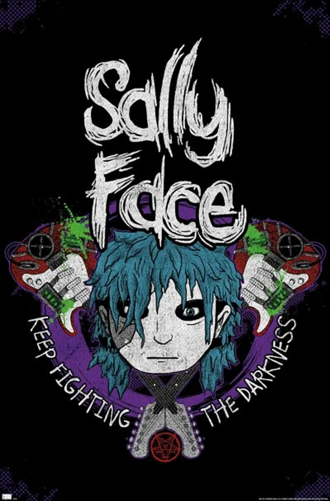 Sally Face Guitars Poster