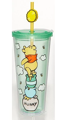 Winnie the Pooh Cup with Straw and Topper 24 oz. - Disney
