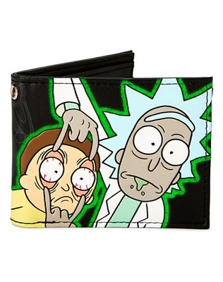 Glow in the Dark Rick and Morty Bifold Wallet
