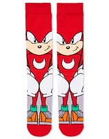 Red Knuckles Crew Socks - Sonic the Hedgehog