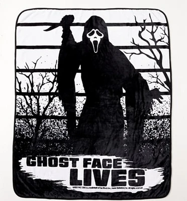 Ghost Face Lives Fleece Blanket