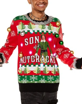 Light-Up Son of a Nutcracker Ugly Christmas Sweater