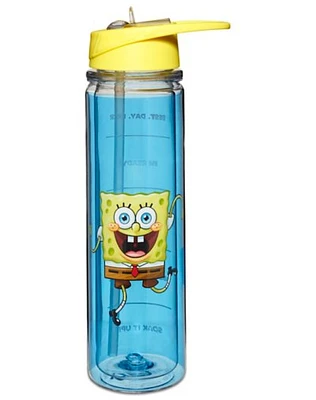 Dancing SpongeBob SquarePants Water Bottle with Straw - 22 oz.