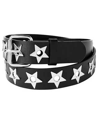 Black Star Grommet Belt