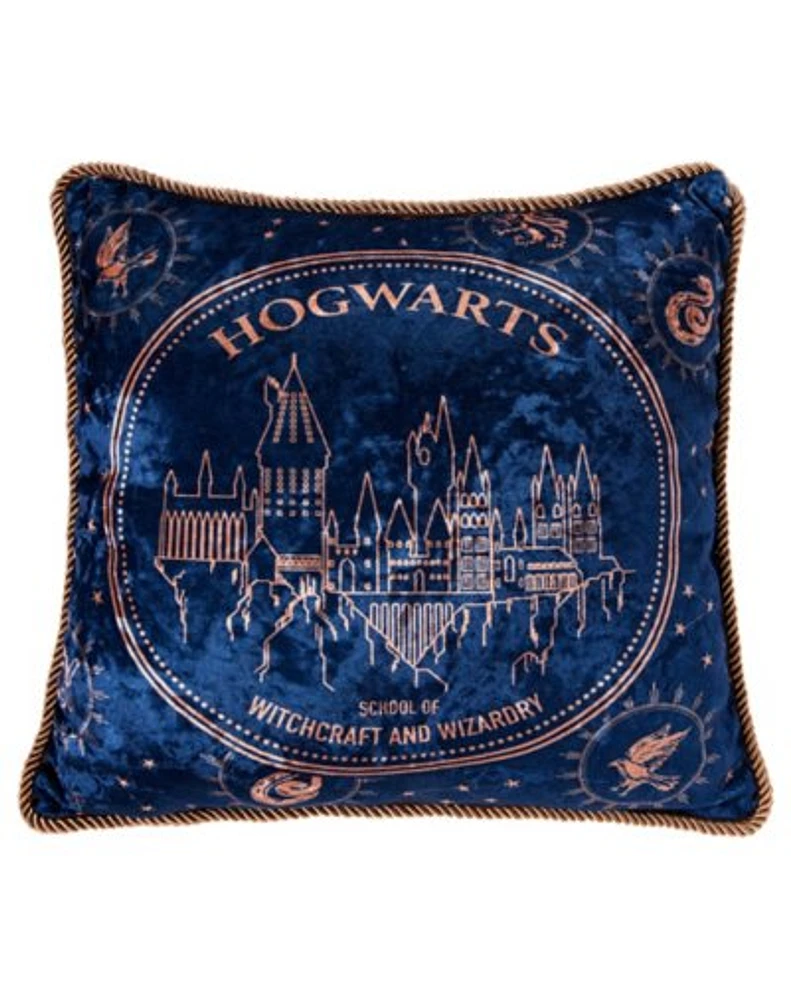 Hogwarts School of Witchcraft and Wizardry Pillow - Harry Potter