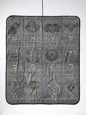 Glow in the Dark Horoscope Fleece Blanket