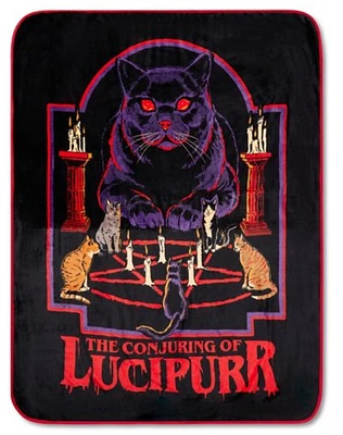 The Conjuring of Lucipurr Fleece Blanket - Steven Rhodes