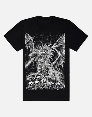 Dragon with Skulls T Shirt