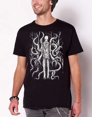 Black Slender Man T Shirt