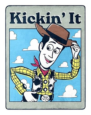 Woody Kickin' It Fleece Blanket - Disney Toy Story