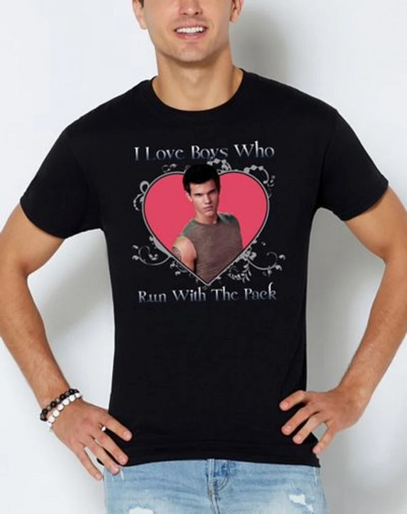 Twilight Jacob Run with the Pack T Shirt