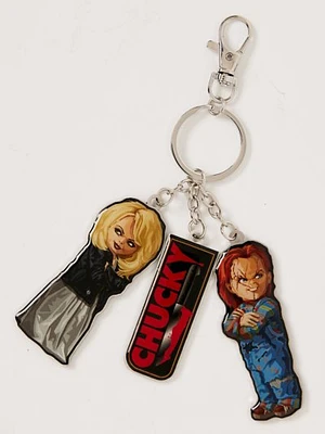 Chucky and Tiffany Keychain