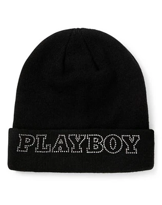 Playboy Black Beanie Hat