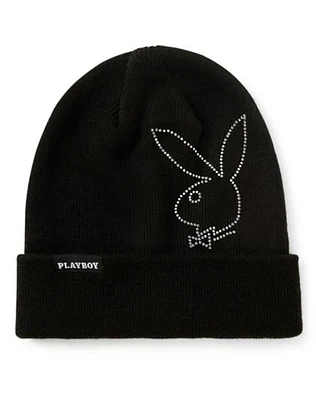 Playboy Bunny Black Beanie Hat