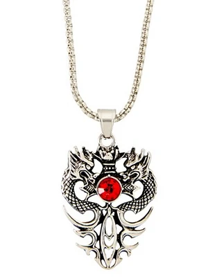 Dragon Gem Pendant Necklace