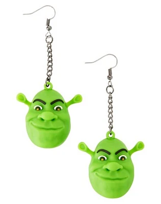 Shrek Head Dangle Earrings - Shrek
