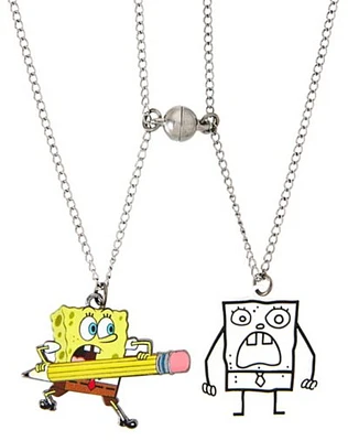 Multi-Pack SpongeBob SquarePants and DoodleBob Magnetic Bestie Necklac