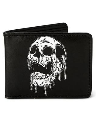Drippy Skull Bifold Wallet
