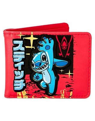 Stitch Kanji Bifold Wallet - Lilo & Stitch