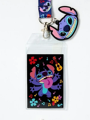 Stitch Festive Lanyard - Lilo & Stitch