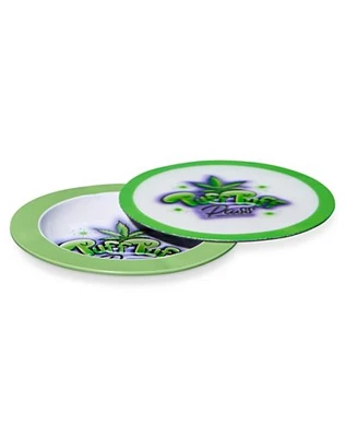 Puff Puff Pass Round Ashtray with Lid