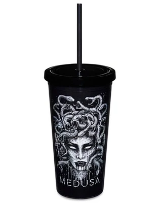 Medusa Cup with Straw - 16 oz.