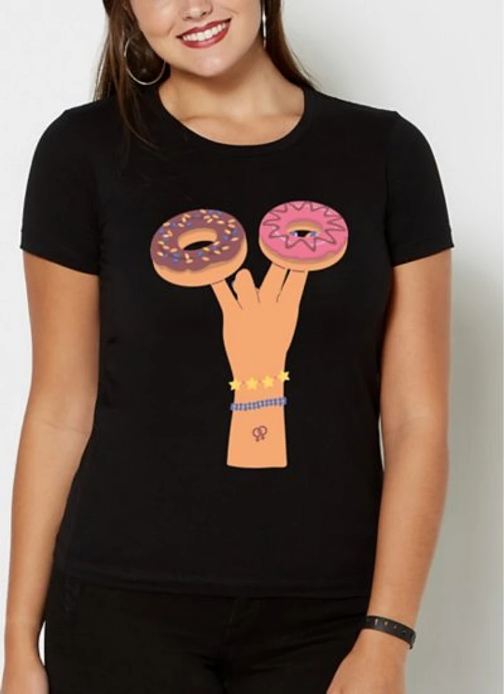 Pink Donuts T Shirt- Jimbeels
