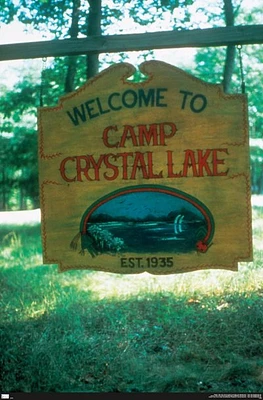 Welcome to Camp Crystal Lake Poster - Friday the 13th