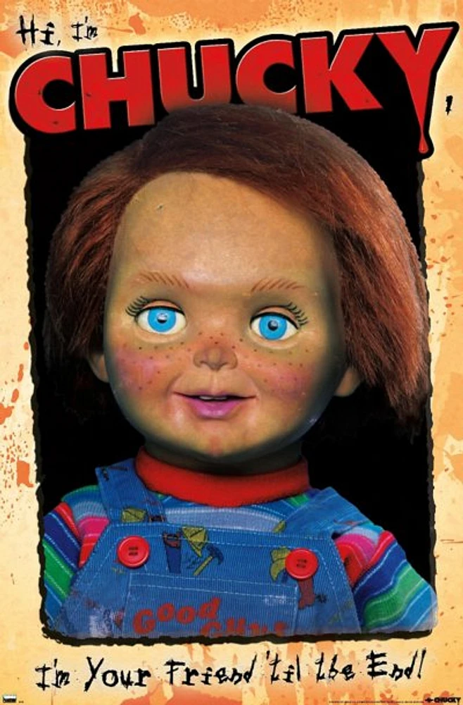 Friend Til the End Child's Play 2 Chucky Poster