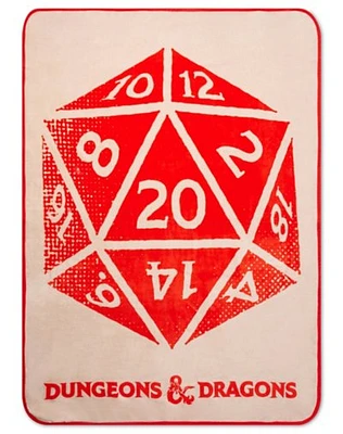 Dungeons & Dragons Dice Fleece Blanket