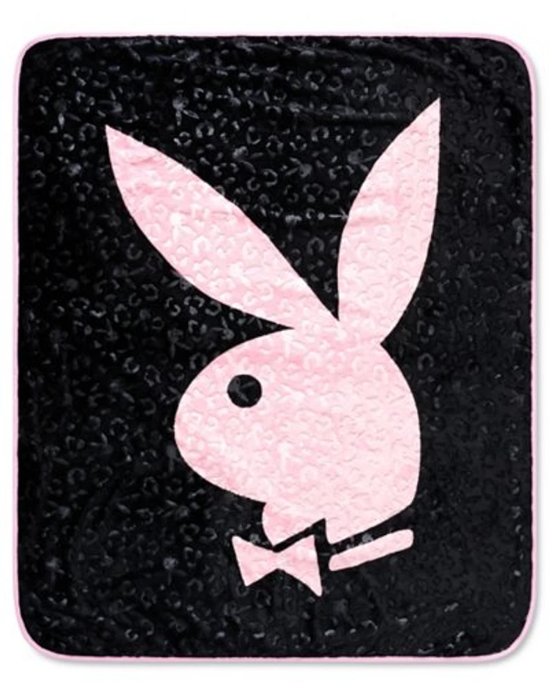 Playboy Bunny Logo Fleece Blanket