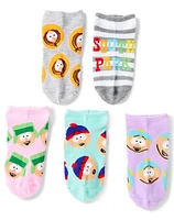 Funny South Park No Show Socks - 5 Pack