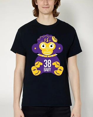 Purple and Yellow NBA Monkey T Shirt