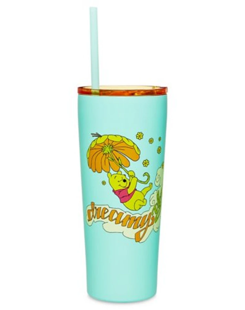 Dreamy Days Floral Cup with Straw 22 oz. - Winnie the Pooh