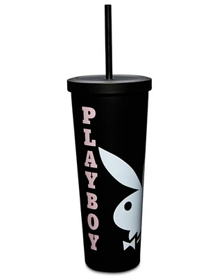 Playboy Bunny Cup with Straw - 24 oz.