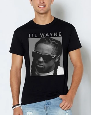 Black and White Lil Wayne T Shirt